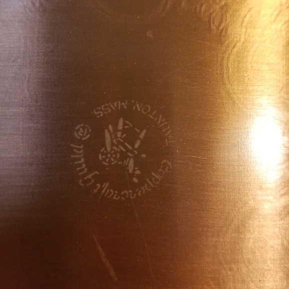 Copper Craft Guild round tray - Picture 7 of 13
